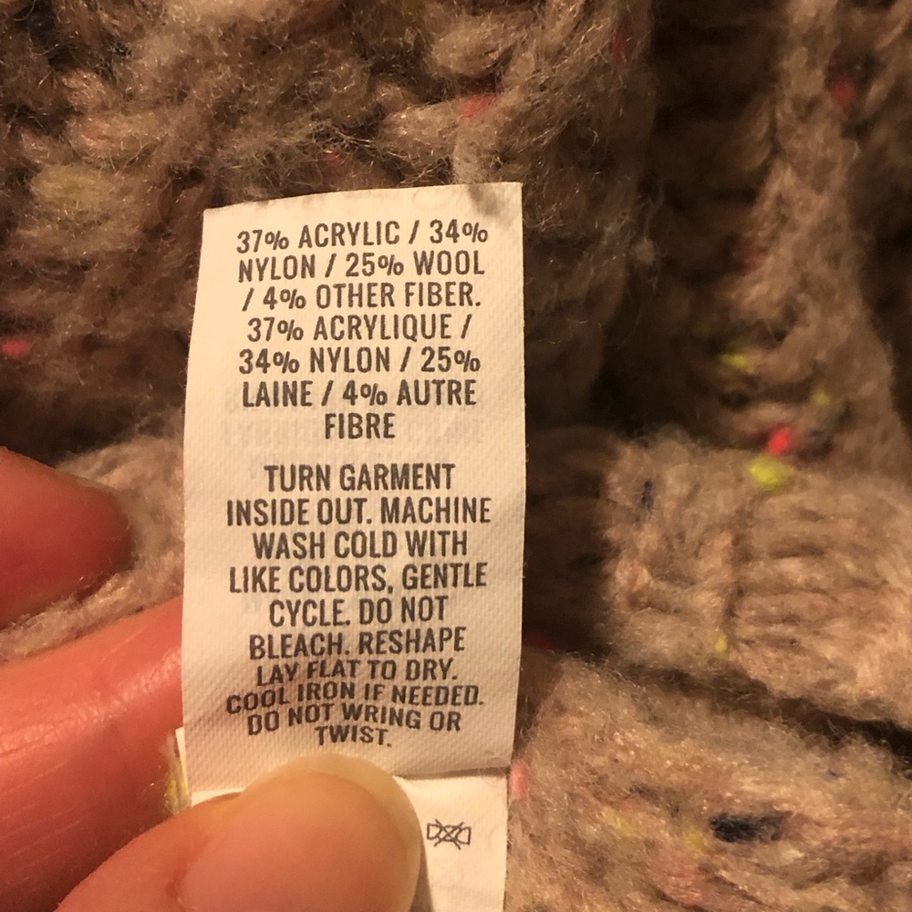 Aerie hooded confetti sweater - Picture 5 of 5